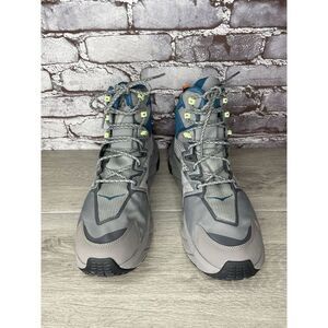 Hoka One One Anacapa Mid GTX Gray Blue Hiking Boots 1122018-SBCRL Men 9 US